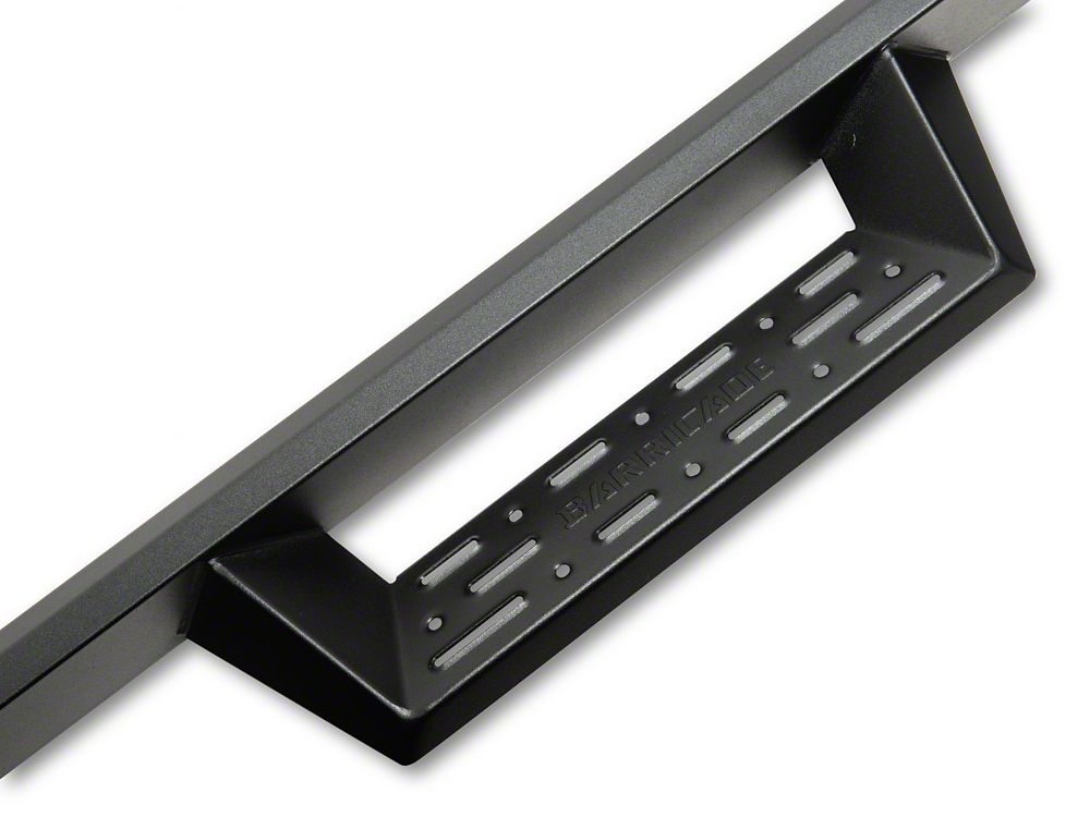 Barricade Canyon Drop Steps; Textured Black (07-18 Jeep Wrangler JK 4-Door)