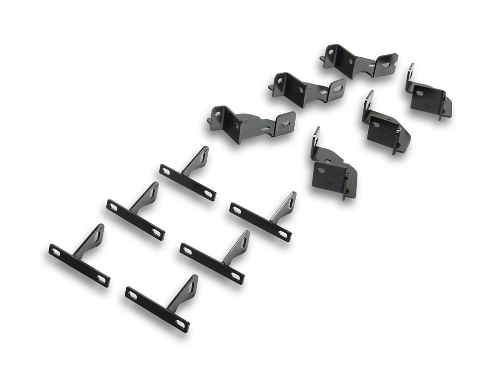 Barricade Canyon Drop Steps; Textured Black (07-18 Jeep Wrangler JK 4-Door)