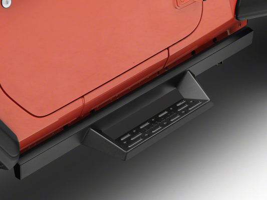 Barricade Canyon Drop Steps; Textured Black (18-25 Jeep Wrangler JL 2-Door)