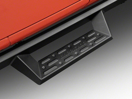 Barricade Canyon Drop Steps; Textured Black (18-25 Jeep Wrangler JL 2-Door)