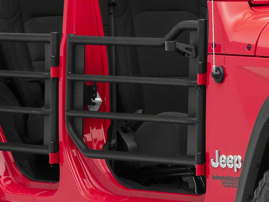 Barricade Tubular Adventure Doors; Front and Rear (18-26 Jeep Wrangler JL 4-Door)