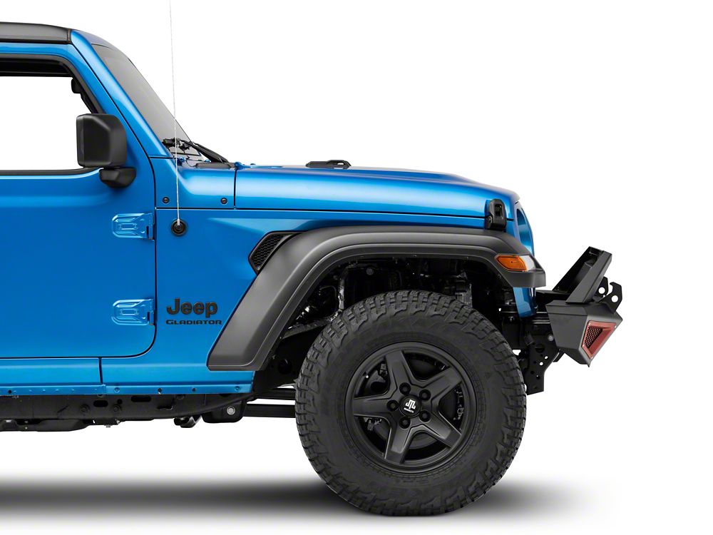 Barricade X-Series Front Bumper; Red Inserts (20-25 Jeep Gladiator JT)
