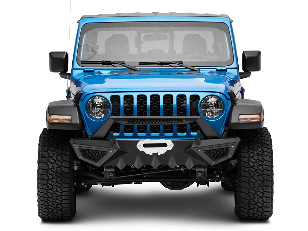 Barricade X-Series Front Bumper; Black Inserts (20-25 Jeep Gladiator JT)