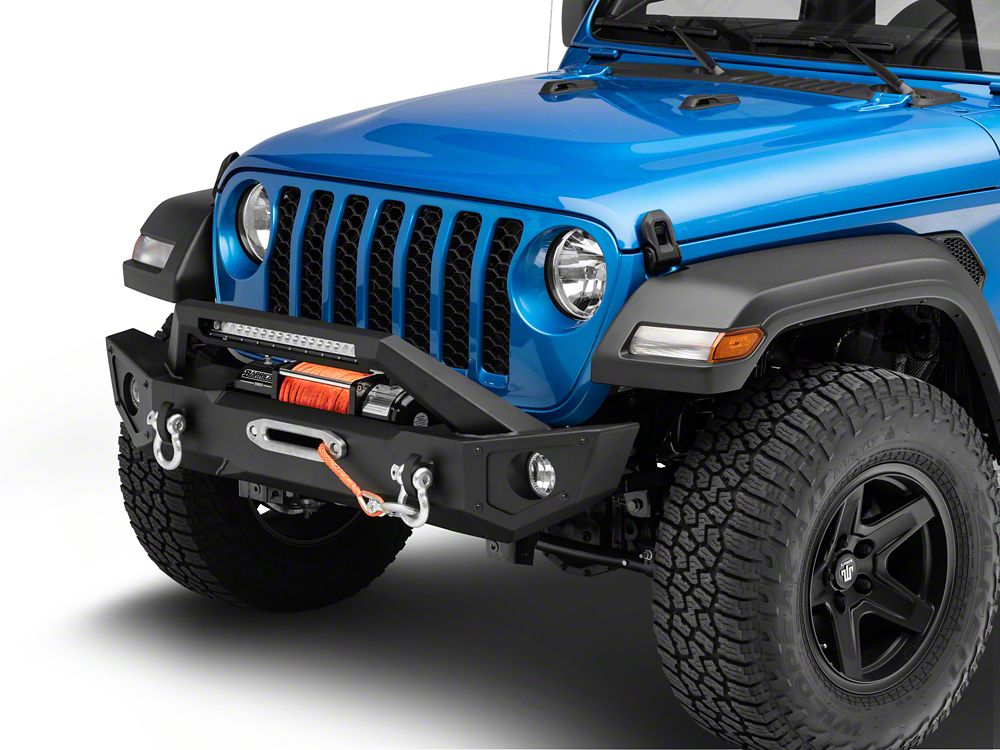 Barricade HD Front Bumper with 20-Inch Light Bar (20-25 Jeep Gladiator JT)