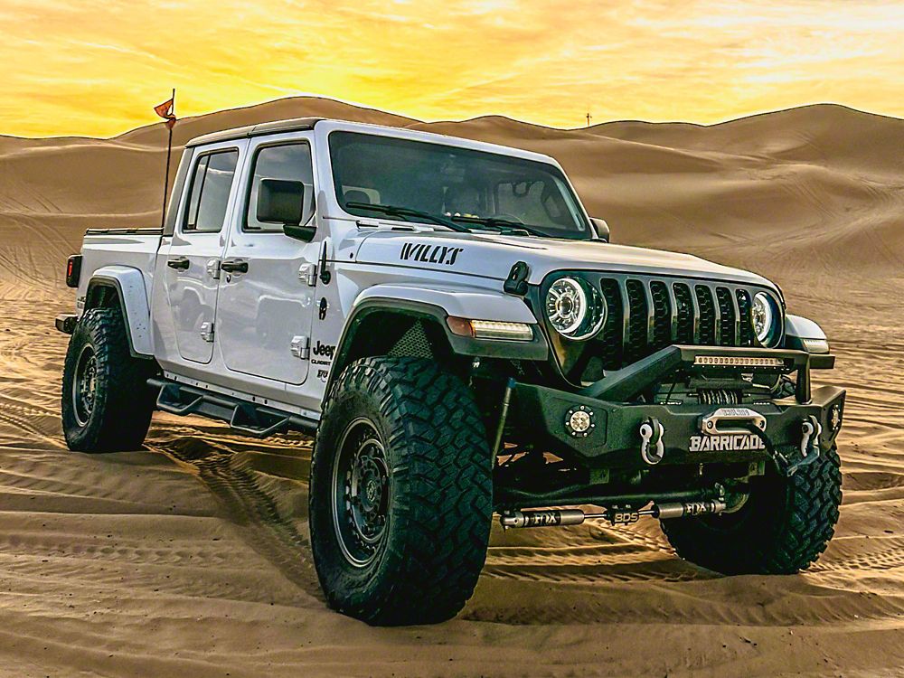 Barricade HD Front Bumper with 20-Inch Light Bar (20-25 Jeep Gladiator JT)