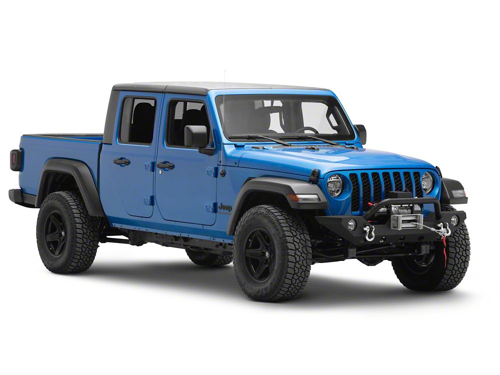 Barricade Trail Force HD Front Bumper with 9,500 lb. Winch (20-25 Jeep Gladiator JT)