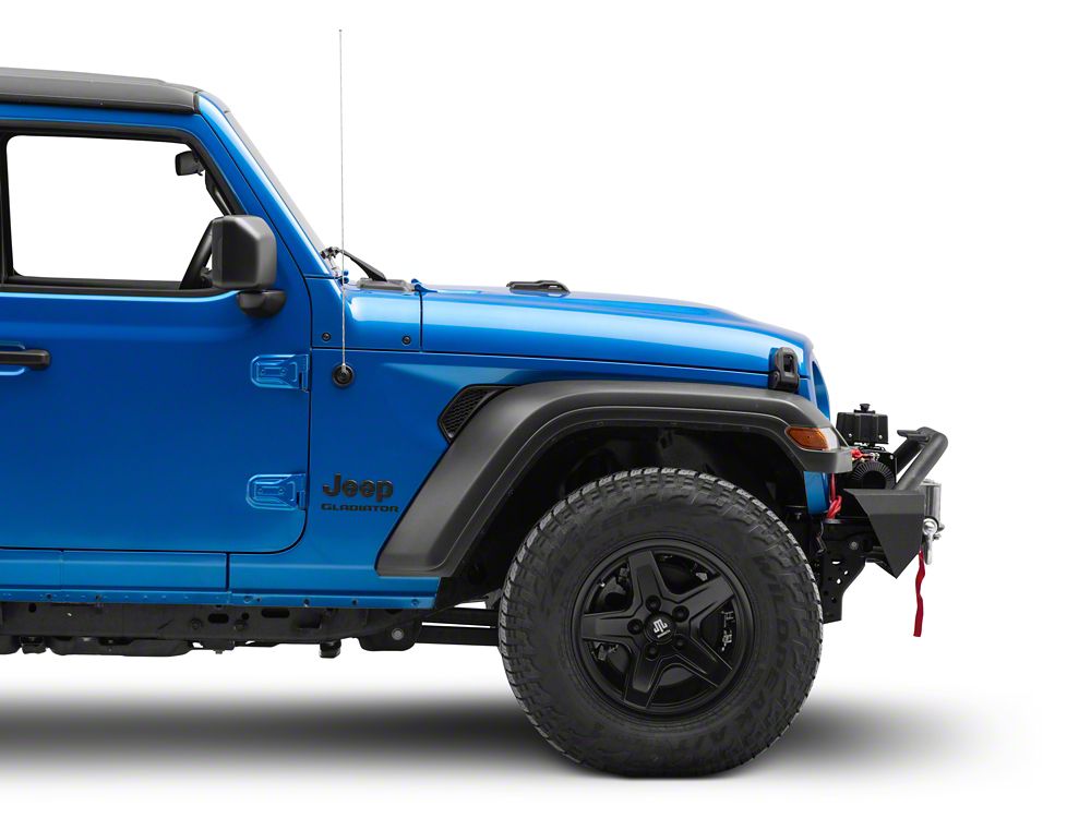 Barricade Trail Force HD Front Bumper with 9,500 lb. Winch (20-25 Jeep Gladiator JT)