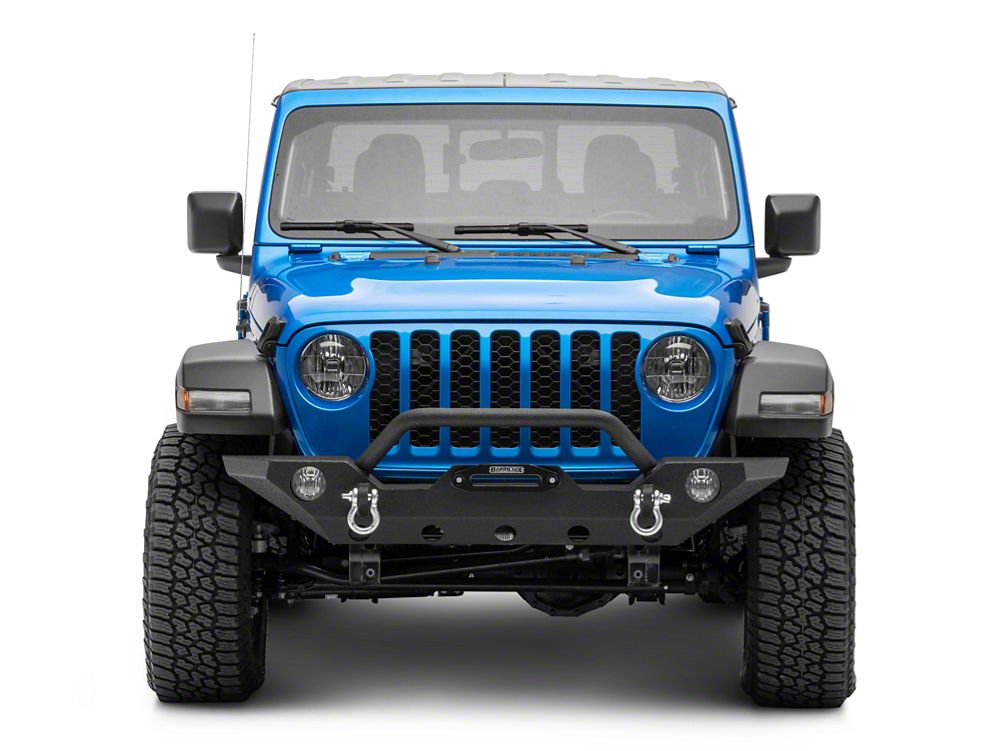 Barricade Trail Force HD Front Bumper with 9,500 lb. Winch (20-25 Jeep Gladiator JT)