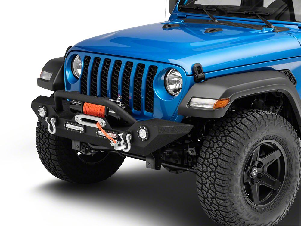 Barricade Trail Force HD Front Bumper with LED Lights (20-25 Jeep Gladiator JT)