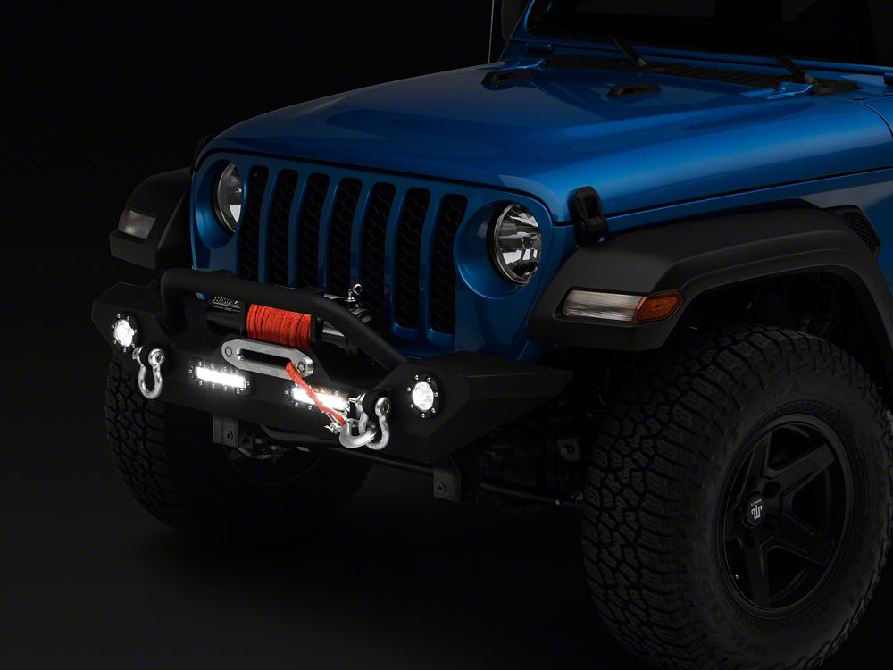 Barricade Trail Force HD Front Bumper with LED Lights (20-25 Jeep Gladiator JT)