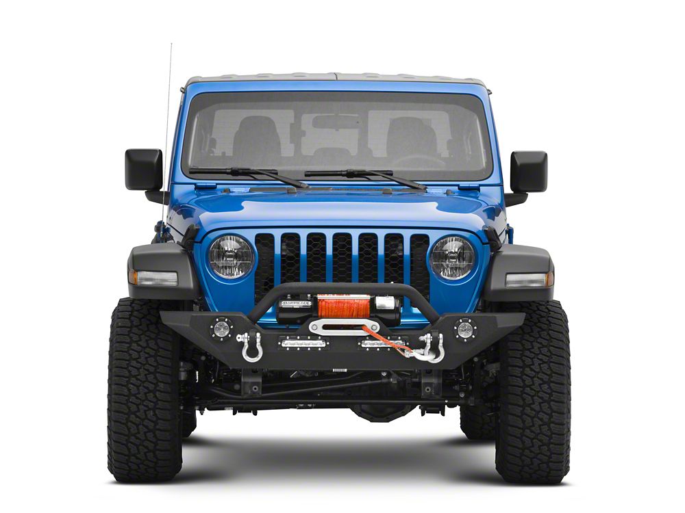 Barricade Trail Force HD Front Bumper with LED Lights (20-25 Jeep Gladiator JT)