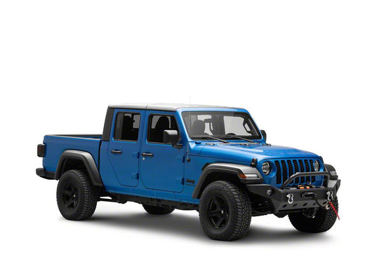 Barricade Trail Force HD Full Width Front Bumper with 9,500 lb. Winch (20-25 Jeep Gladiator JT)