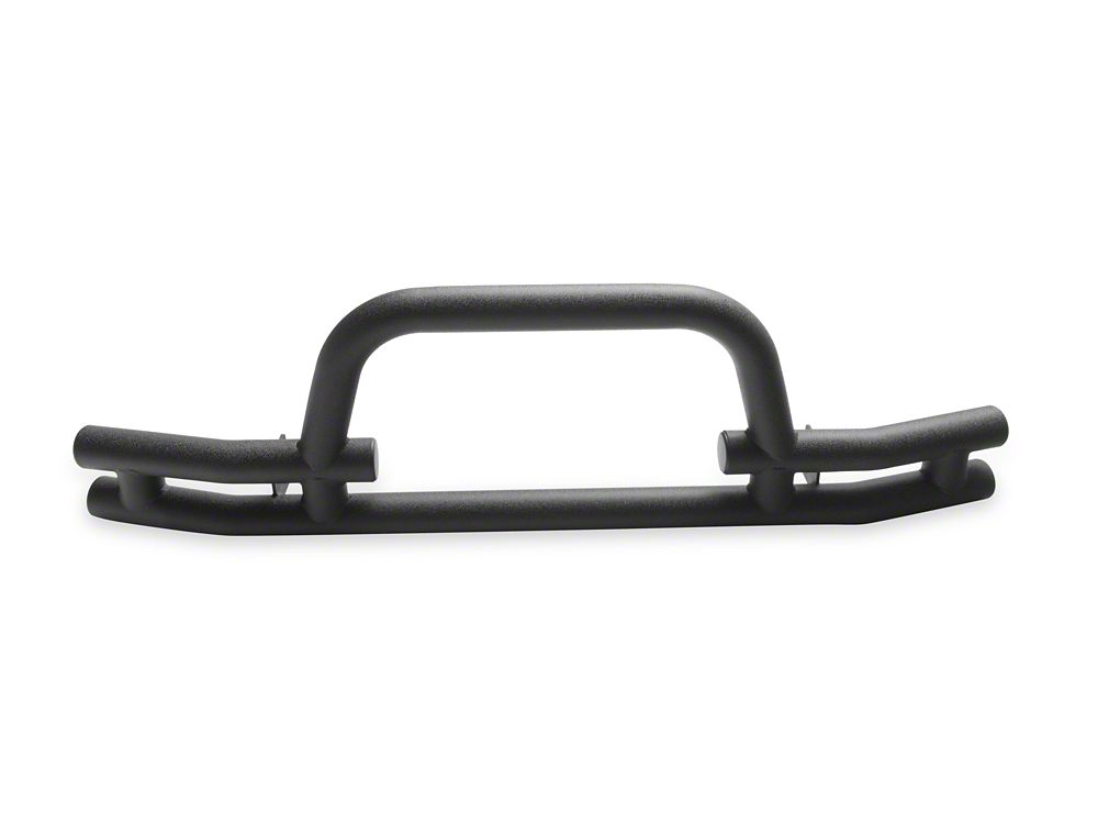 Barricade Tubular Front Bumper with Winch Cutout; Textured Black (20-25 Jeep Gladiator JT)
