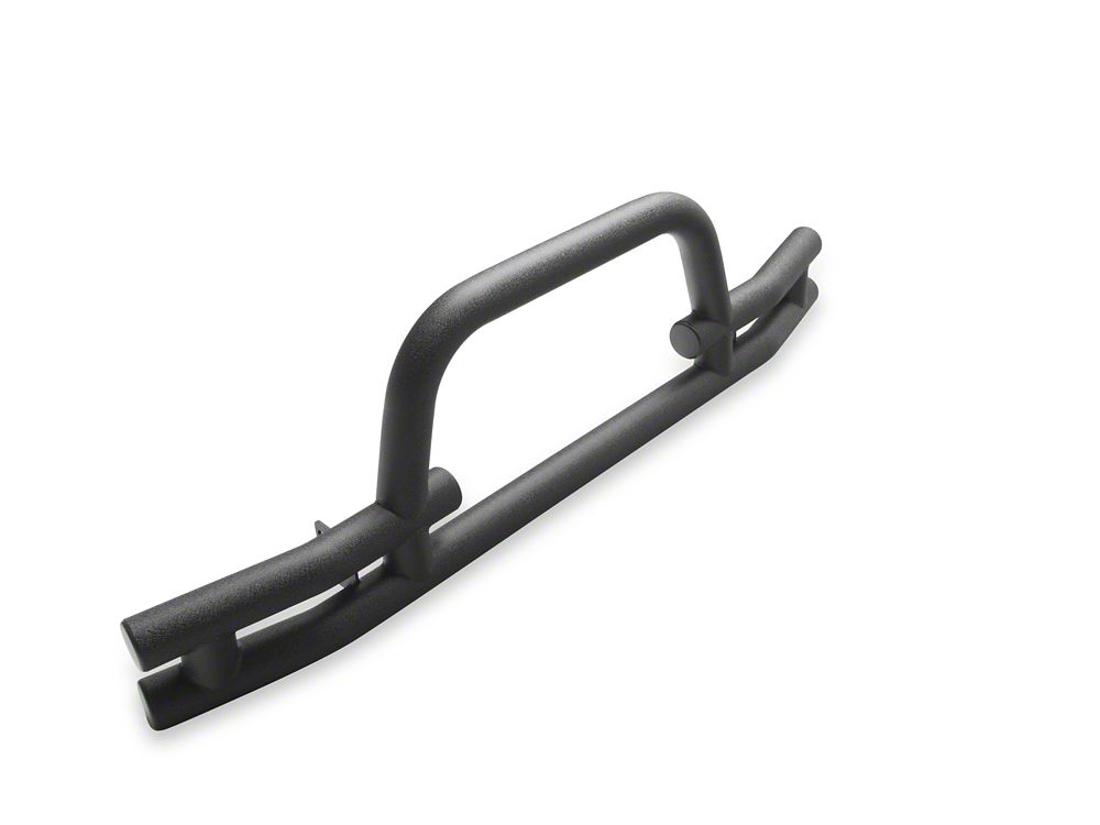 Barricade Tubular Front Bumper with Winch Cutout; Textured Black (20-25 Jeep Gladiator JT)