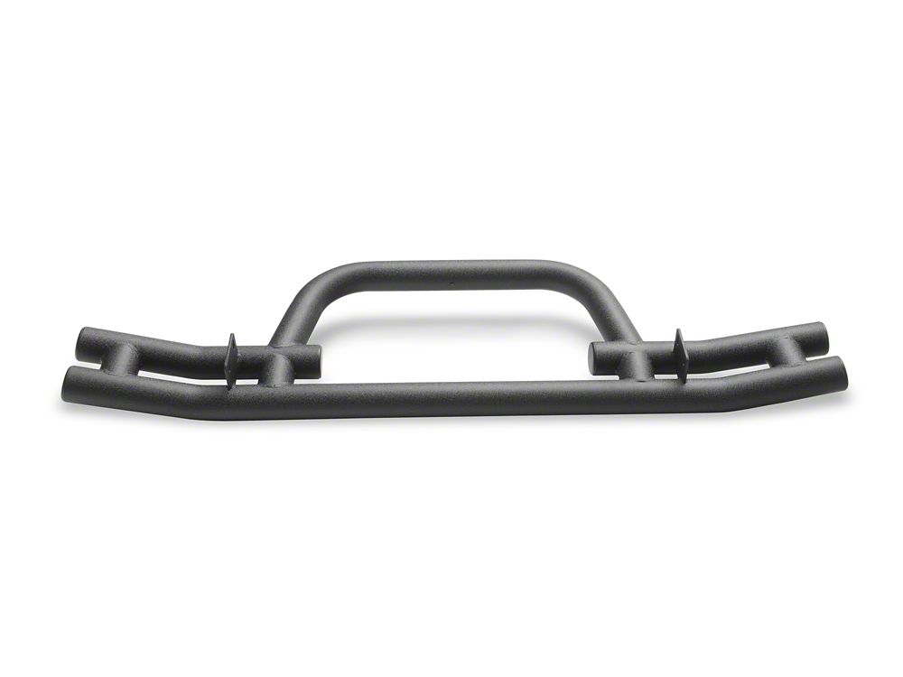 Barricade Tubular Front Bumper with Winch Cutout; Textured Black (20-25 Jeep Gladiator JT)