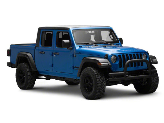 Barricade Tubular Front Bumper with Winch Cutout; Textured Black (20-25 Jeep Gladiator JT)