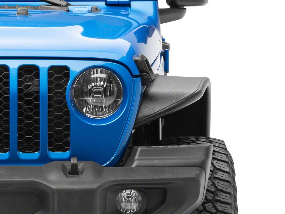 Barricade Armor Fender Flares; Front (20-25 Jeep Gladiator JT)