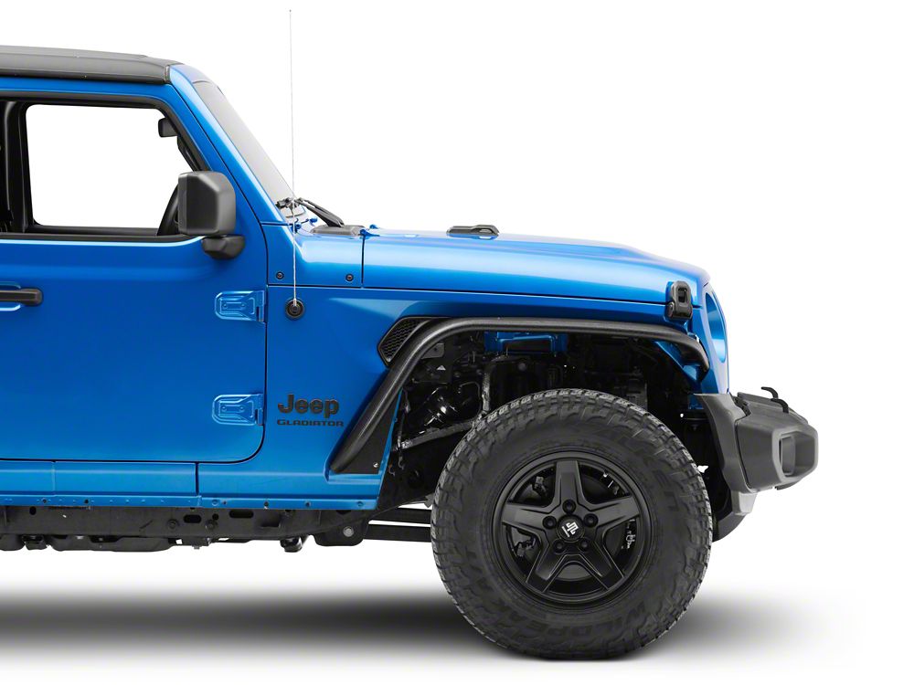 Barricade Armor Fender Flares; Front (20-25 Jeep Gladiator JT)