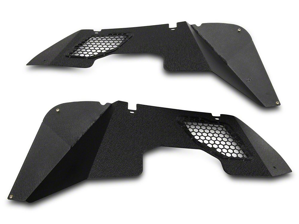 Barricade Aluminum Inner Fender Liners; Front (20-25 Jeep Gladiator JT)