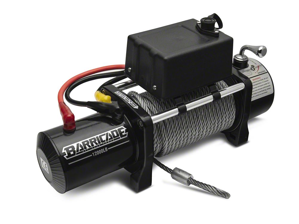 Barricade 12,000 lb. Winch (Universal; Some Adaptation May Be Required)
