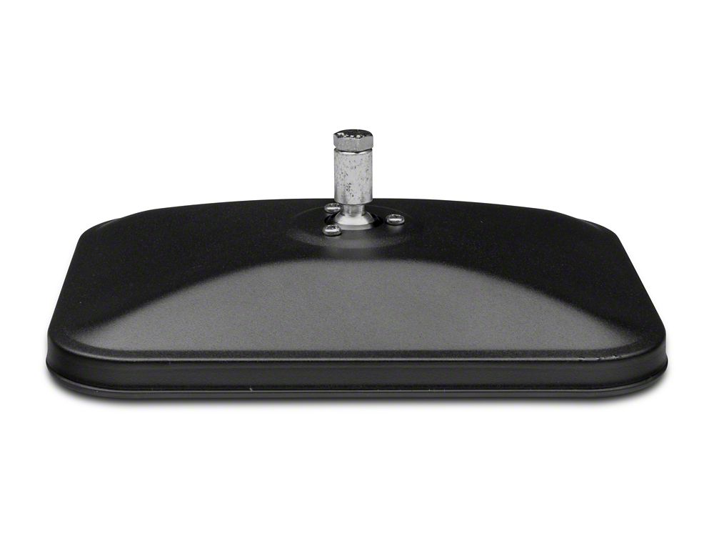 Barricade Rectangular Adventure Mirrors; Textured Black (20-25 Jeep Gladiator JT)
