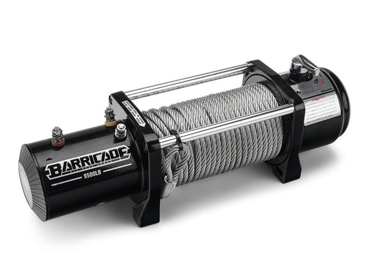 Barricade 9,500 lb. Winch with Wireless Control (Universal; Some Adaptation May Be Required)