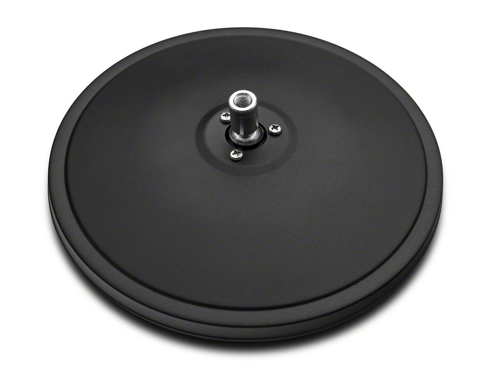 Barricade Round Adventure Mirrors; Textured Black (20-25 Jeep Gladiator JT)