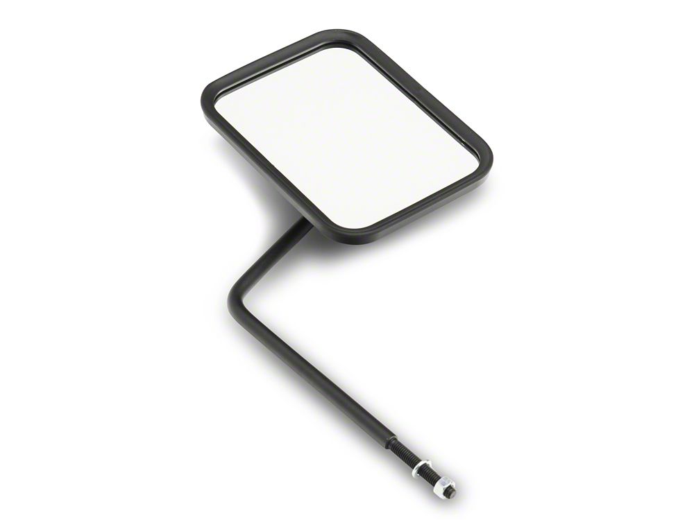 Barricade Rectangular Adventure Mirrors; Textured Black (20-25 Jeep Gladiator JT)