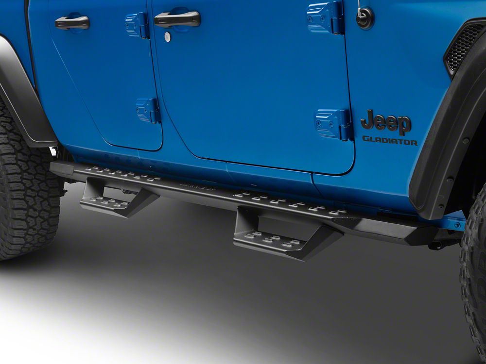 Barricade HD Overland Drop Side Step Bars (20-25 Jeep Gladiator JT)
