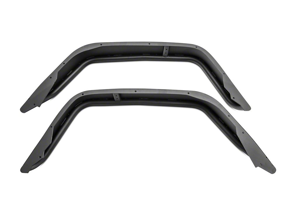 Barricade Tubular Fender Flares with LED DRL and Marker Lights; Front and Rear (20-25 Jeep Gladiator JT)