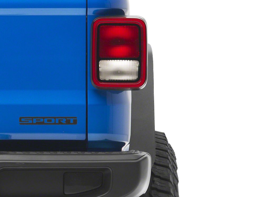 Barricade HD Flat Fender Flares; Rear (20-25 Jeep Gladiator JT)
