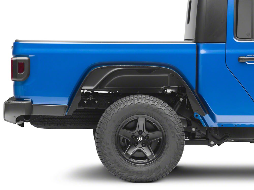 Barricade HD Flat Fender Flares; Rear (20-25 Jeep Gladiator JT)