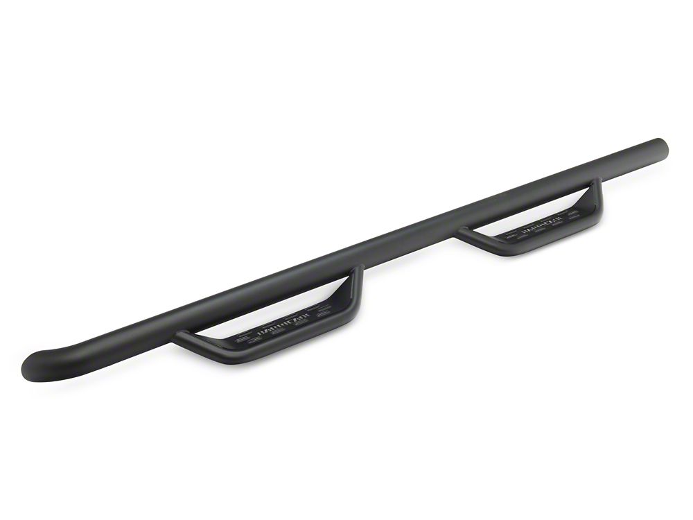 Barricade Tubular Drop Steps; Fine Textured Black (20-25 Jeep Gladiator JT)