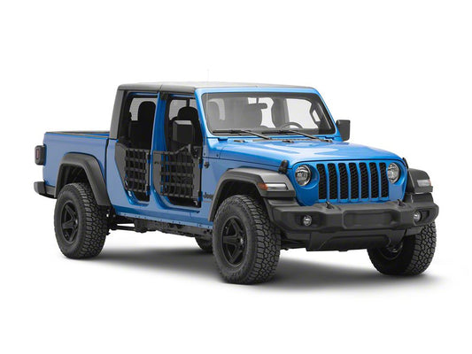 Barricade Tubular Matrix Doors with Mirrors (20-25 Jeep Gladiator JT)