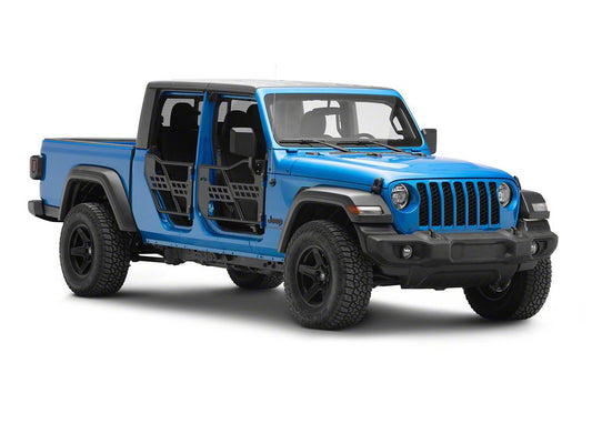 Barricade Tubular Safari Doors with Mirrors (20-25 Jeep Gladiator JT)