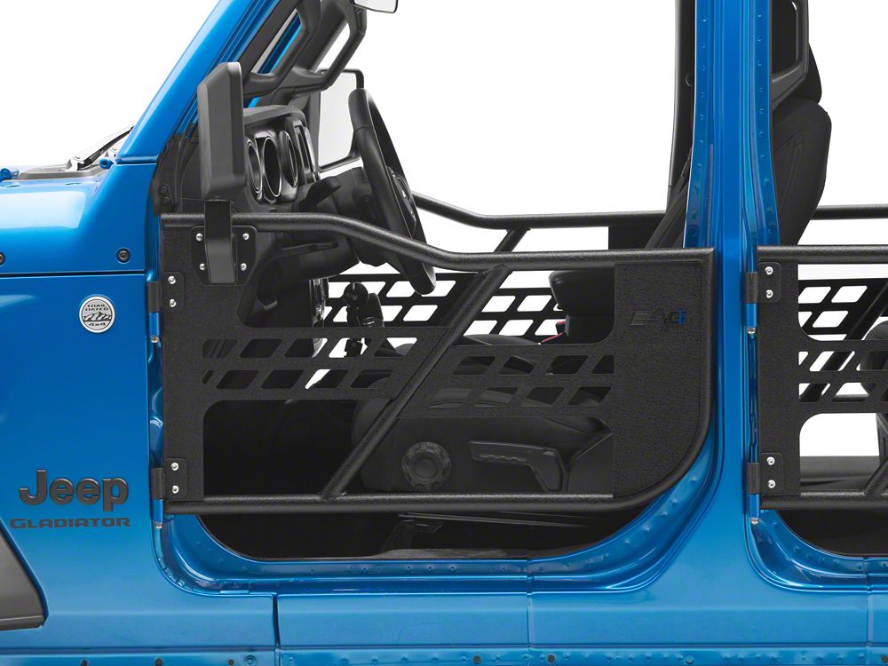 Barricade Tubular Safari Doors with Mirrors (20-25 Jeep Gladiator JT)