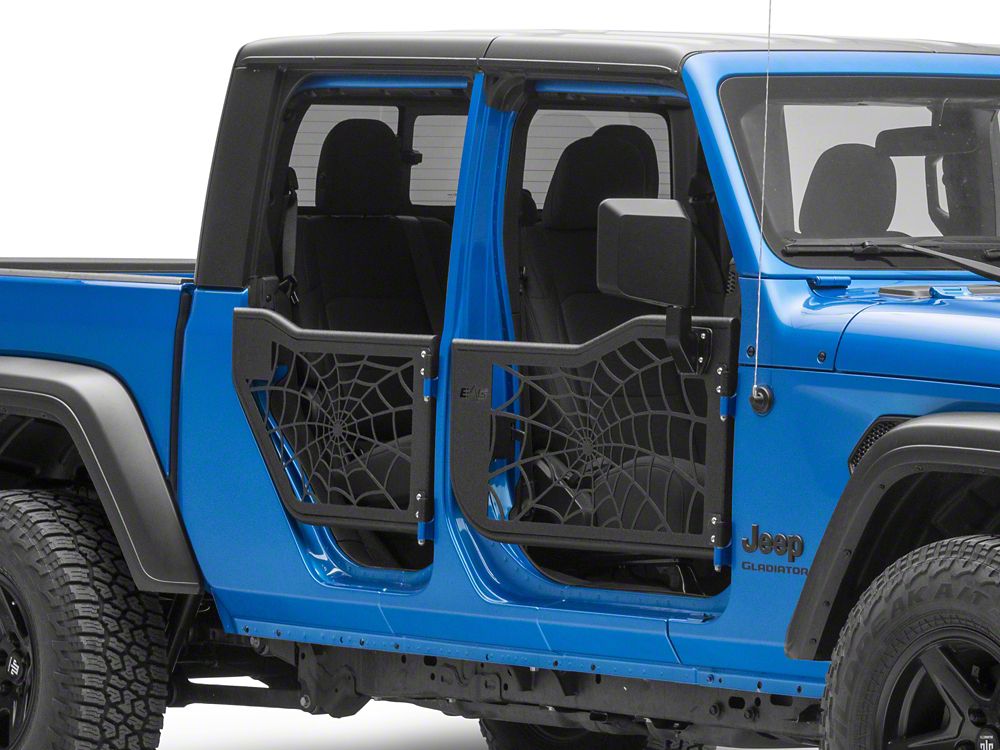 Barricade Tubular Spyder Web Doors with Mirrors (20-25 Jeep Gladiator JT)