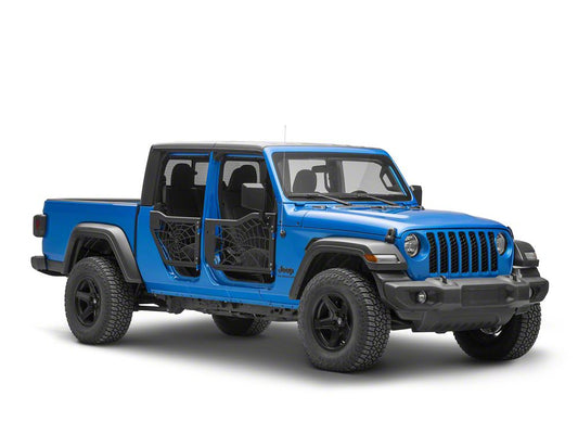 Barricade Tubular Spyder Web Doors with Mirrors (20-25 Jeep Gladiator JT)
