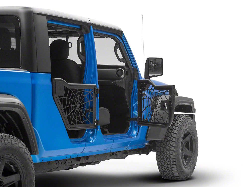 Barricade Tubular Spyder Web Doors with Mirrors (20-25 Jeep Gladiator JT)
