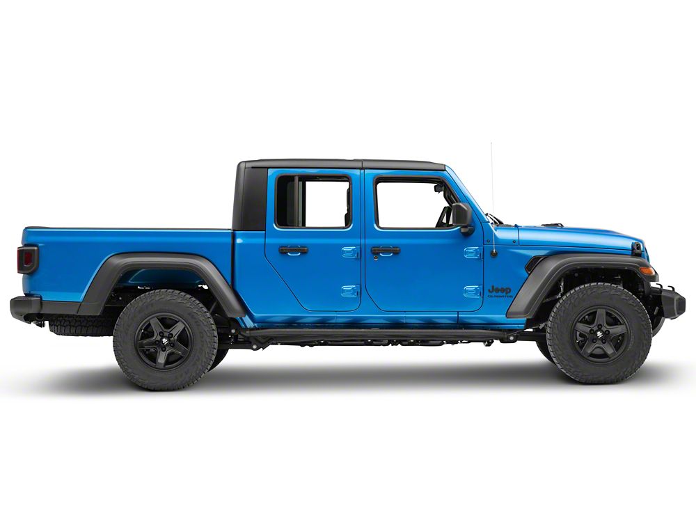 Barricade Rock Sliders; Textured Black (20-25 Jeep Gladiator JT)
