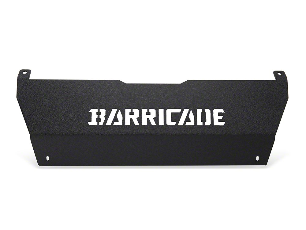 Barricade Skid Plate with Barricade Logo for Barricade Trail Force HD Front Bumper Only (20-25 Jeep Gladiator JT)