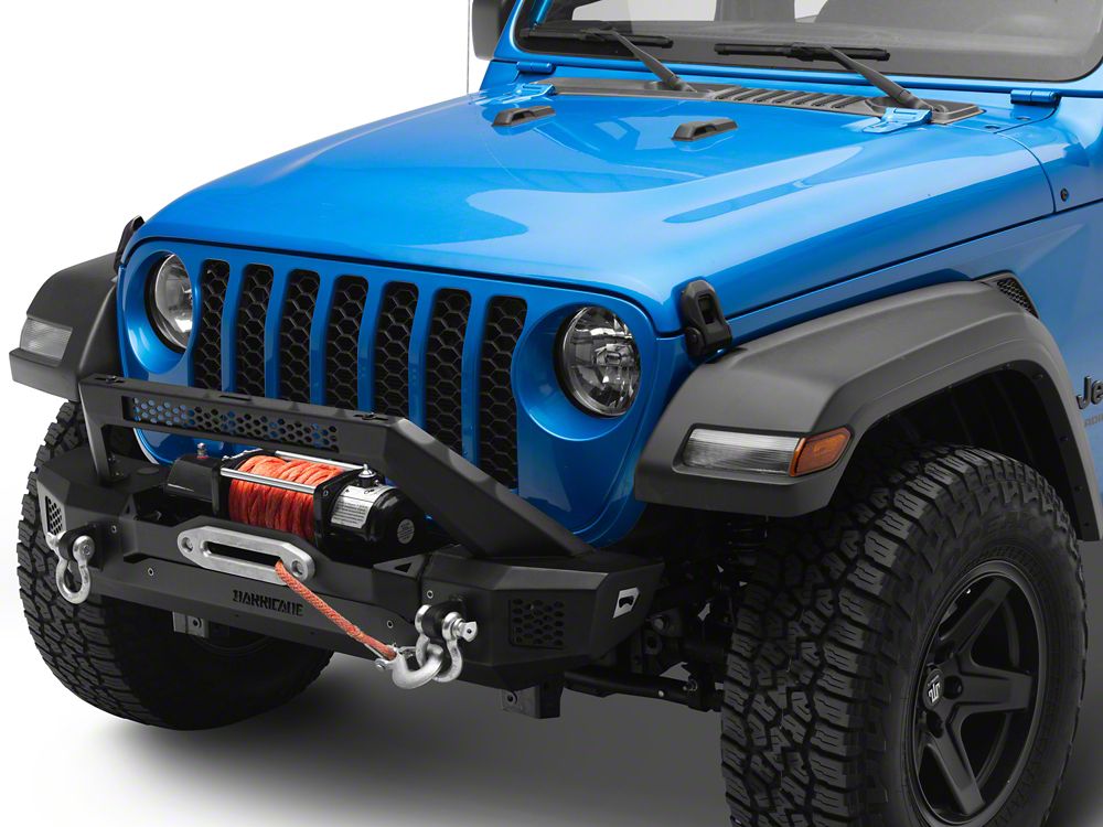 Barricade HD3 Stubby Winch Mount Front Bumper (20-25 Jeep Gladiator JT)