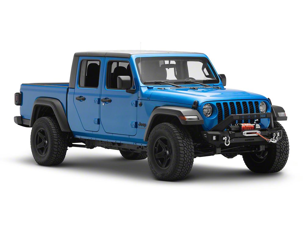 Barricade HD3 Stubby Winch Mount Front Bumper with LED Fog Lights (20-25 Jeep Gladiator JT)