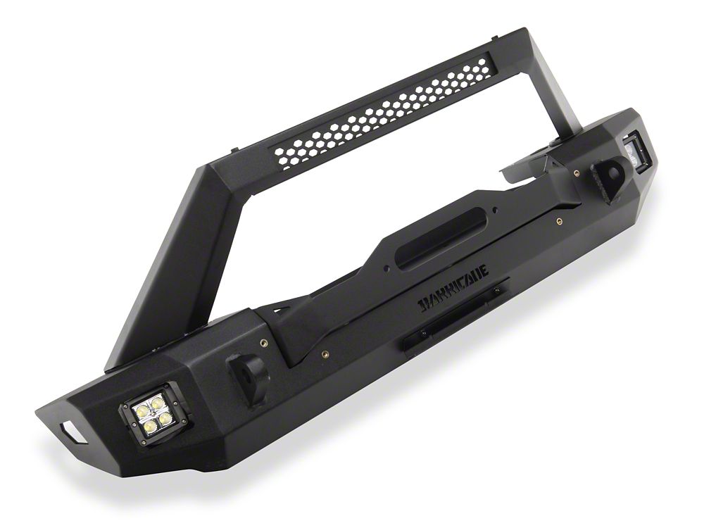 Barricade HD3 Stubby Winch Mount Front Bumper with LED Fog Lights (20-25 Jeep Gladiator JT)