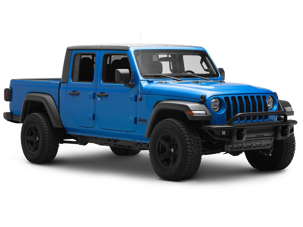 Barricade HD4 Tubular Style Front Bumper with LED Fog Lights (20-25 Jeep Gladiator JT)