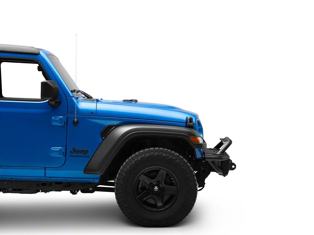 Barricade HD4 Tubular Style Front Bumper with LED Fog Lights (20-25 Jeep Gladiator JT)
