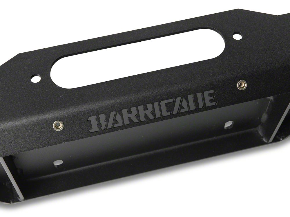 Barricade Winch Tray for HD4 Tubular Style Front Bumper Only (20-25 Jeep Gladiator JT)