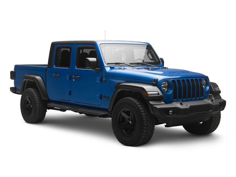 Barricade Formed HD Running Boards; Textured Black (20-25 Jeep Gladiator JT)