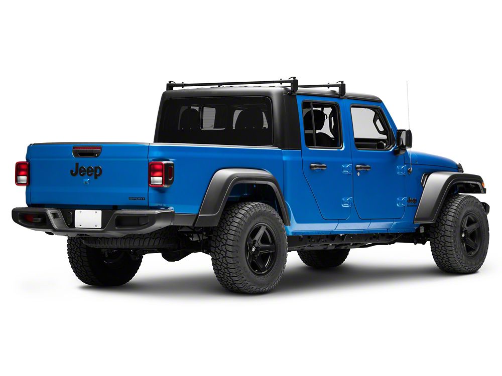 Barricade Two Bar Removable Roof Rack For Factory Hardtop Only (20-25 Jeep Gladiator JT)