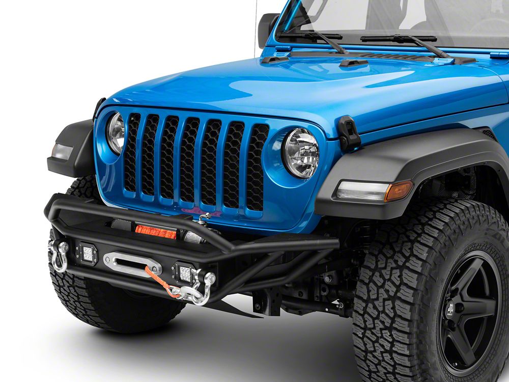 Barricade Trail Runner Front Bumper with LED Fog Lights (20-25 Jeep Gladiator JT)